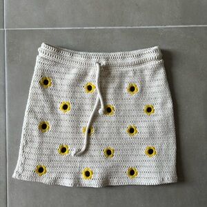 Sunflower Crochet Women Shorts